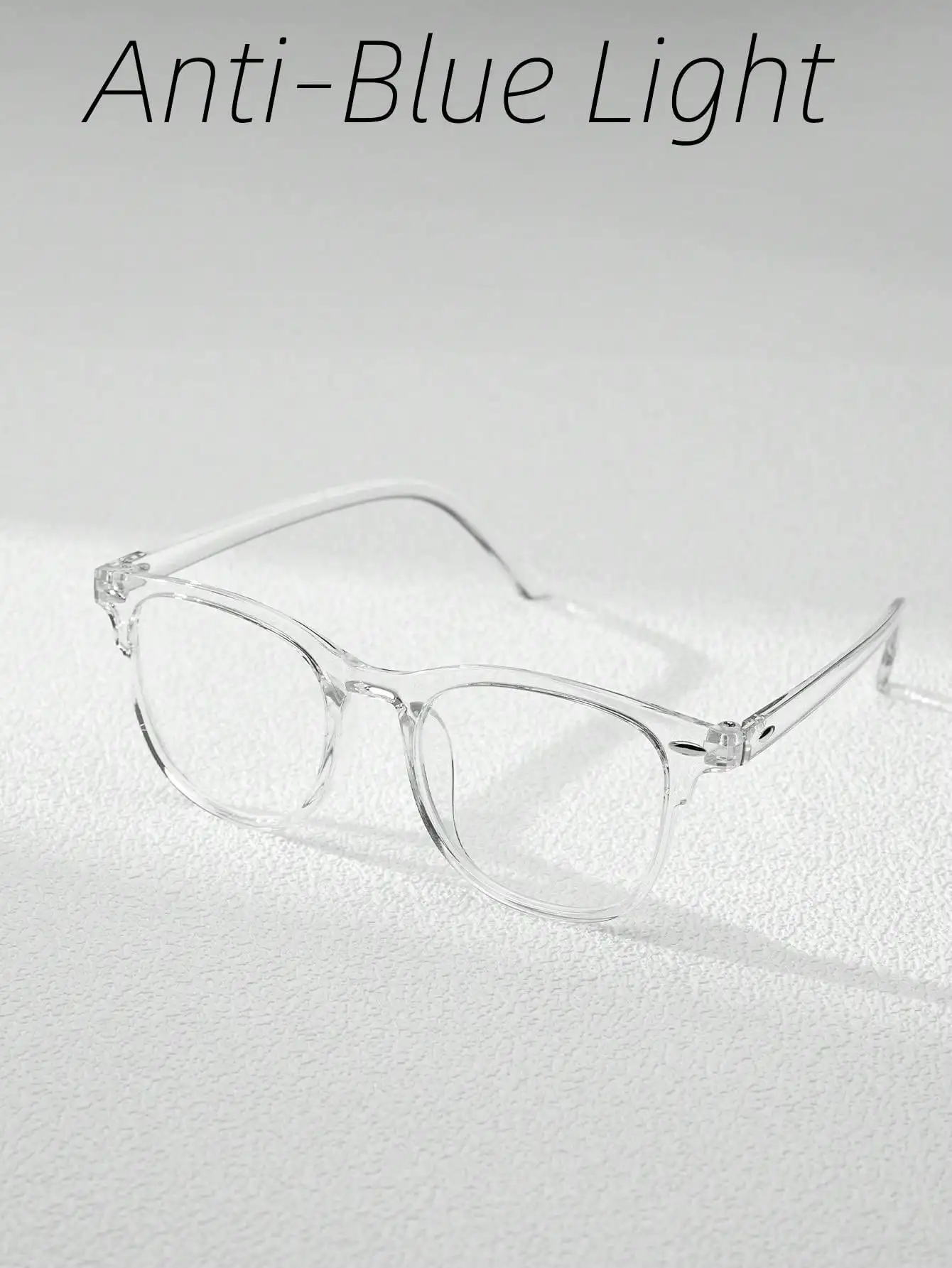Women'S Fashion Reading Glasses - 1 pair of transparent square round