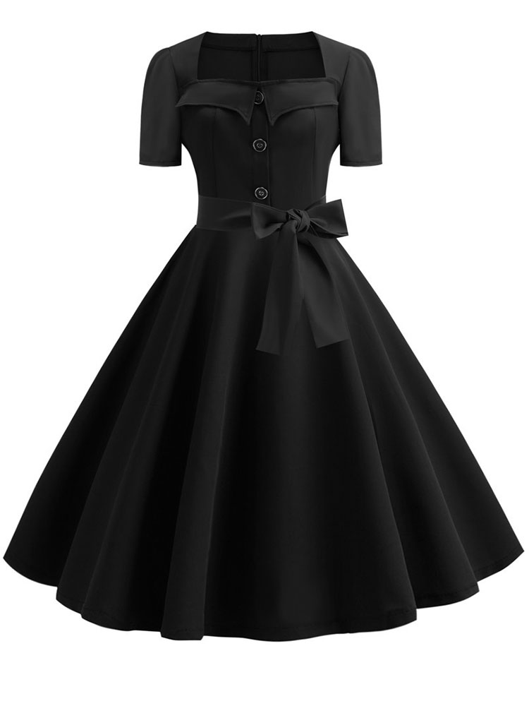 Women Summer Dress Elegant Ret - Women'S Fashion Of The 50S incelemesi ve fiyatı