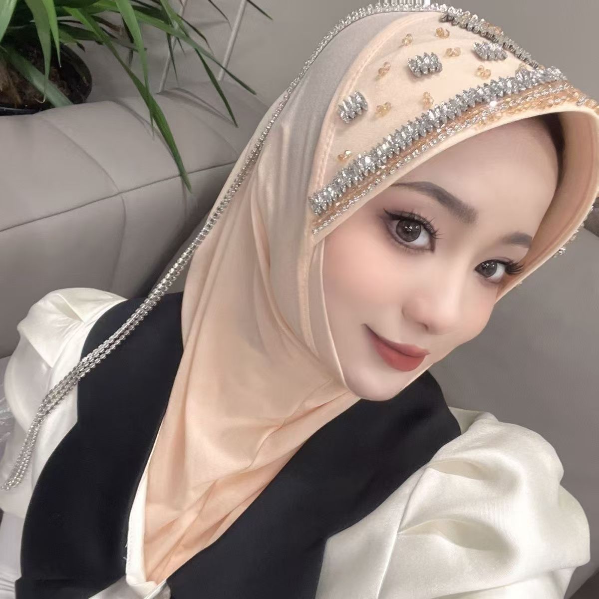 Luxury Hat Hijab Pink Scarf wi - Women'S Fashion Brands incelemesi ve fiyatı