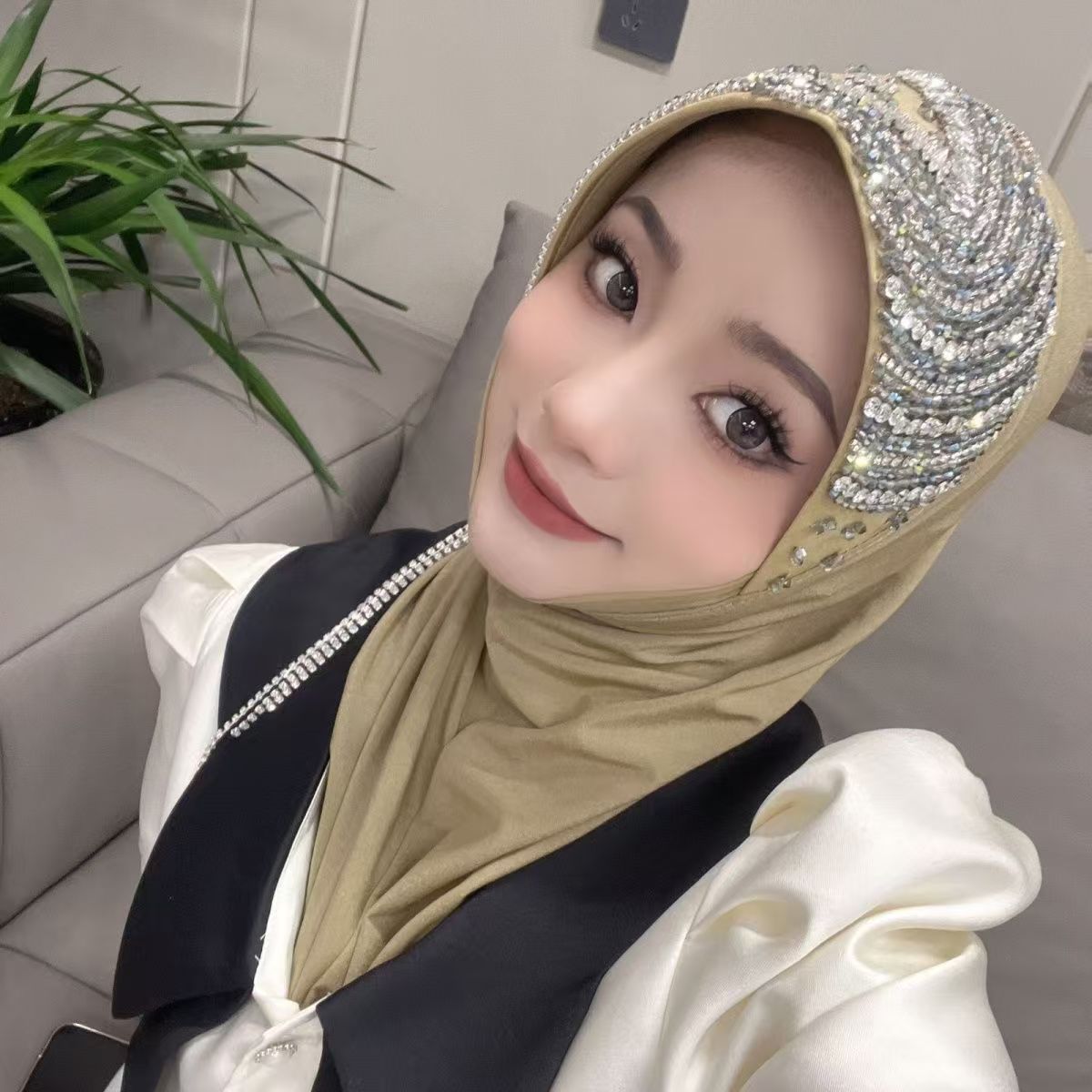 Luxury Hat Hijab Pink Scarf wi - Women'S Fashion Brands incelemesi ve fiyatı