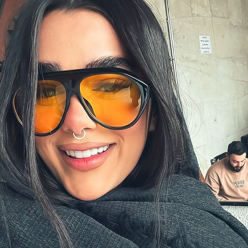 Fashion Oversized Pilot Sungla - Women'S Fashion Eyewear incelemesi ve fiyatı