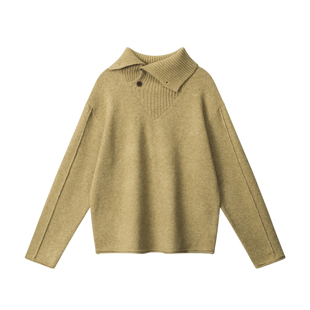 Asymmtrical Collar Knitted Des - Women'S Fashion Designer Clothes incelemesi ve fiyatı