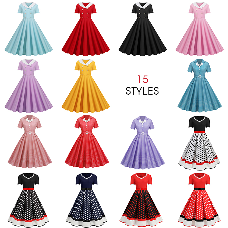 Womens Retro 50s 60s Rockabill - Women'S Fashion Of The 50S incelemesi ve fiyatı