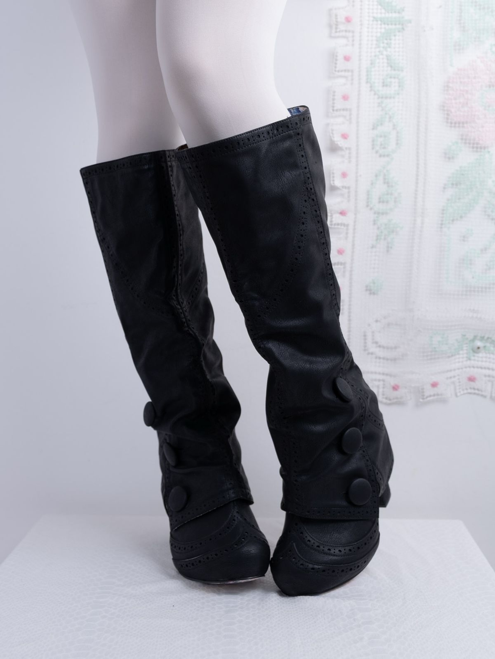 Design Leather Slouch Knee-Hig - Women'S Fashion Leather Boots incelemesi ve fiyatı