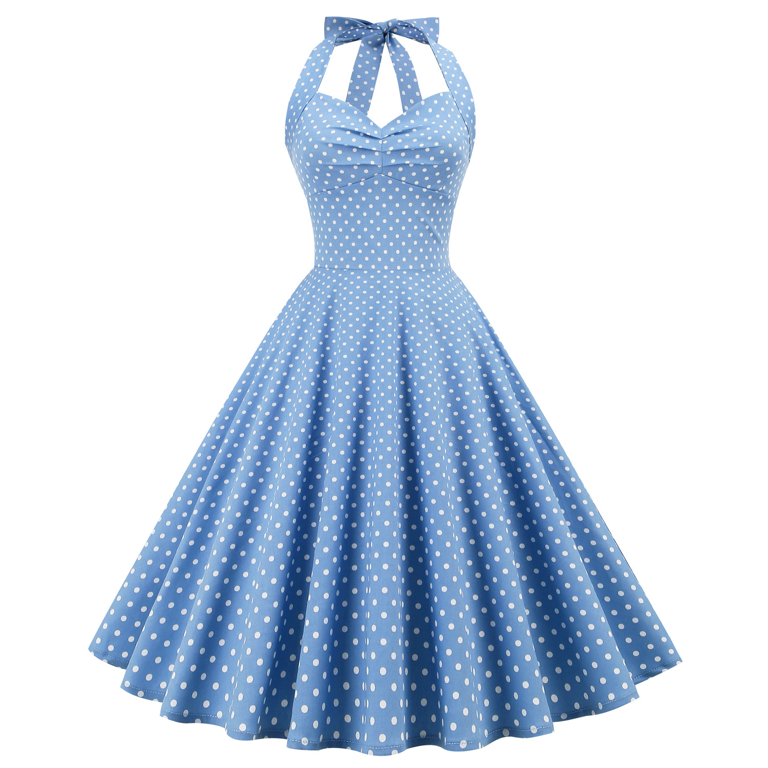 Polka Dot Hepburn Style 50s 60 - Women'S Fashion Of The 50S incelemesi ve fiyatı