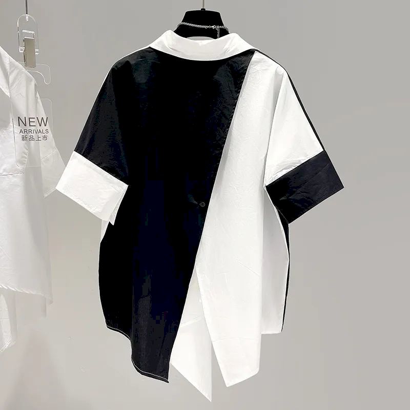 Oversized Shirts Women Patchwo - Women'S Fashion Designer Clothes incelemesi ve fiyatı