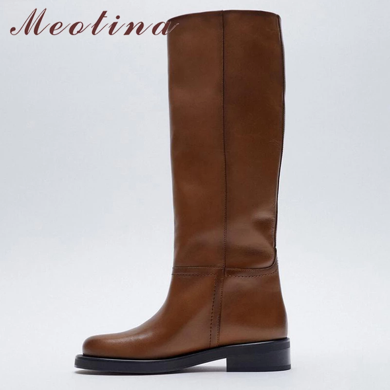 Meotina INS Women Genuine Leat - Women'S Fashion Leather Boots incelemesi ve fiyatı