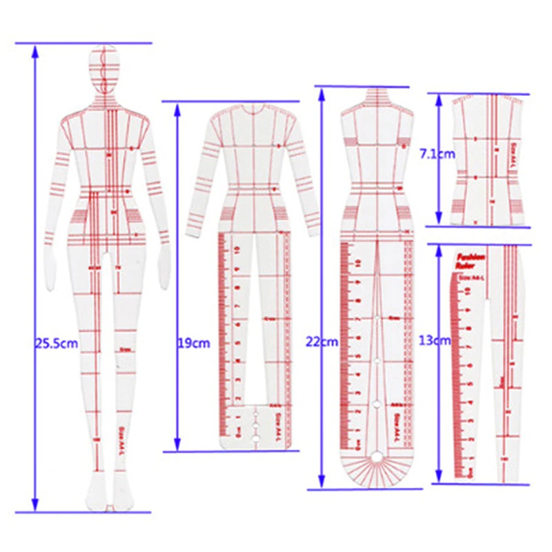 1 Set Women Fashion Drawing Ru - Women Fashion Figure Template incelemesi ve fiyatı