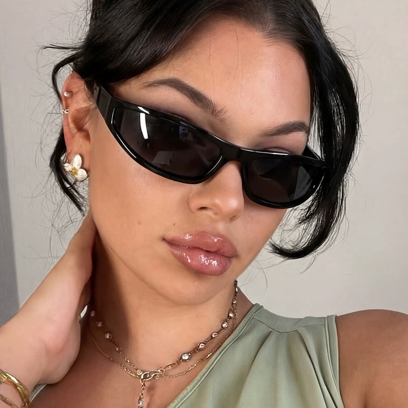 Y2K Narrow Rectangle Wrap Arou - Women'S Fashion Eyewear incelemesi ve fiyatı