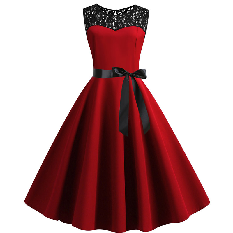 Elegant Party Dress Women Summ - Women'S Fashion Of The 50S incelemesi ve fiyatı