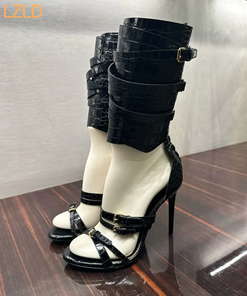 Black Sexy Catwalk Women Sanda - Women'S Fashion Belts incelemesi ve fiyatı