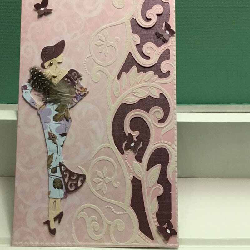 Fashion Woman metal cutting di - Women Fashion Figure Template incelemesi ve fiyatı