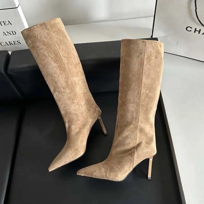 Luxury Women Long Boots Fashio - Women'S Fashion Leather Boots incelemesi ve fiyatı