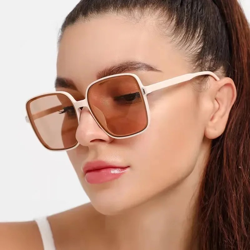 Vintage Oversized Square Sungl - Women'S Fashion Eyewear incelemesi ve fiyatı