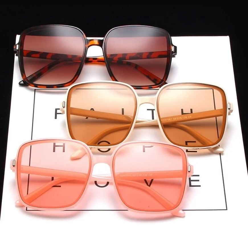 Vintage Oversized Square Sungl - Women'S Fashion Eyewear incelemesi ve fiyatı