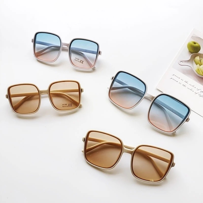 Vintage Oversized Square Sungl - Women'S Fashion Eyewear incelemesi ve fiyatı