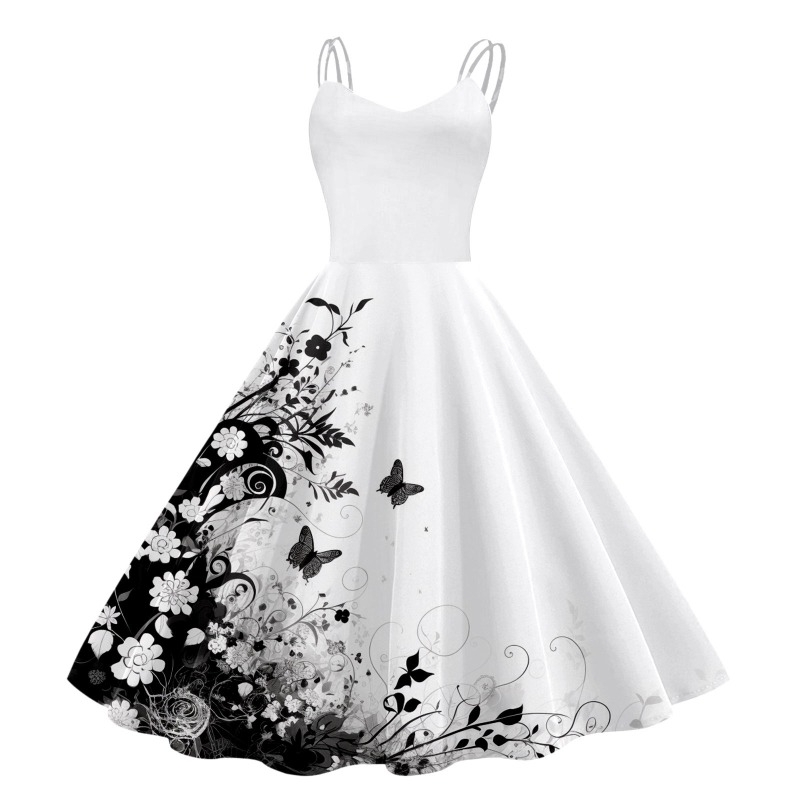 2024 New Vintage Cocktail Dres - Women'S Fashion Of The 50S incelemesi ve fiyatı