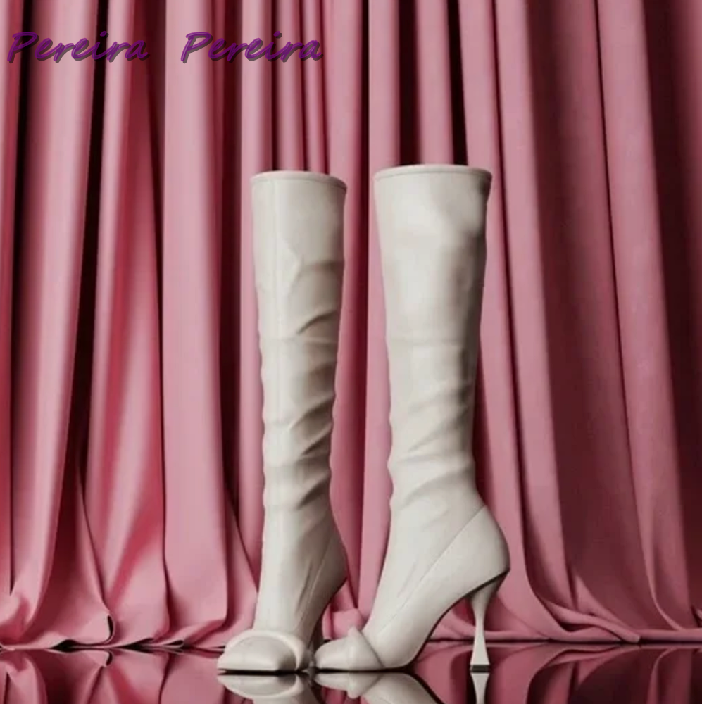 Solid Strange Style Knee-High  - Women'S Fashion Leather Boots incelemesi ve fiyatı