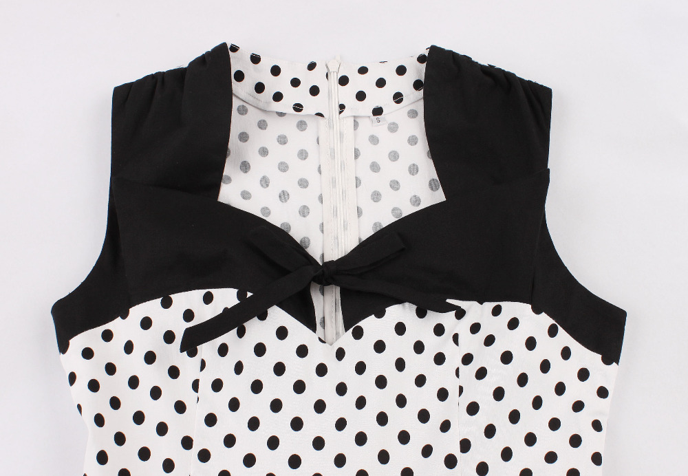 Women's Polka Dot Sleeveless D - Women'S Fashion Of The 50S incelemesi ve fiyatı