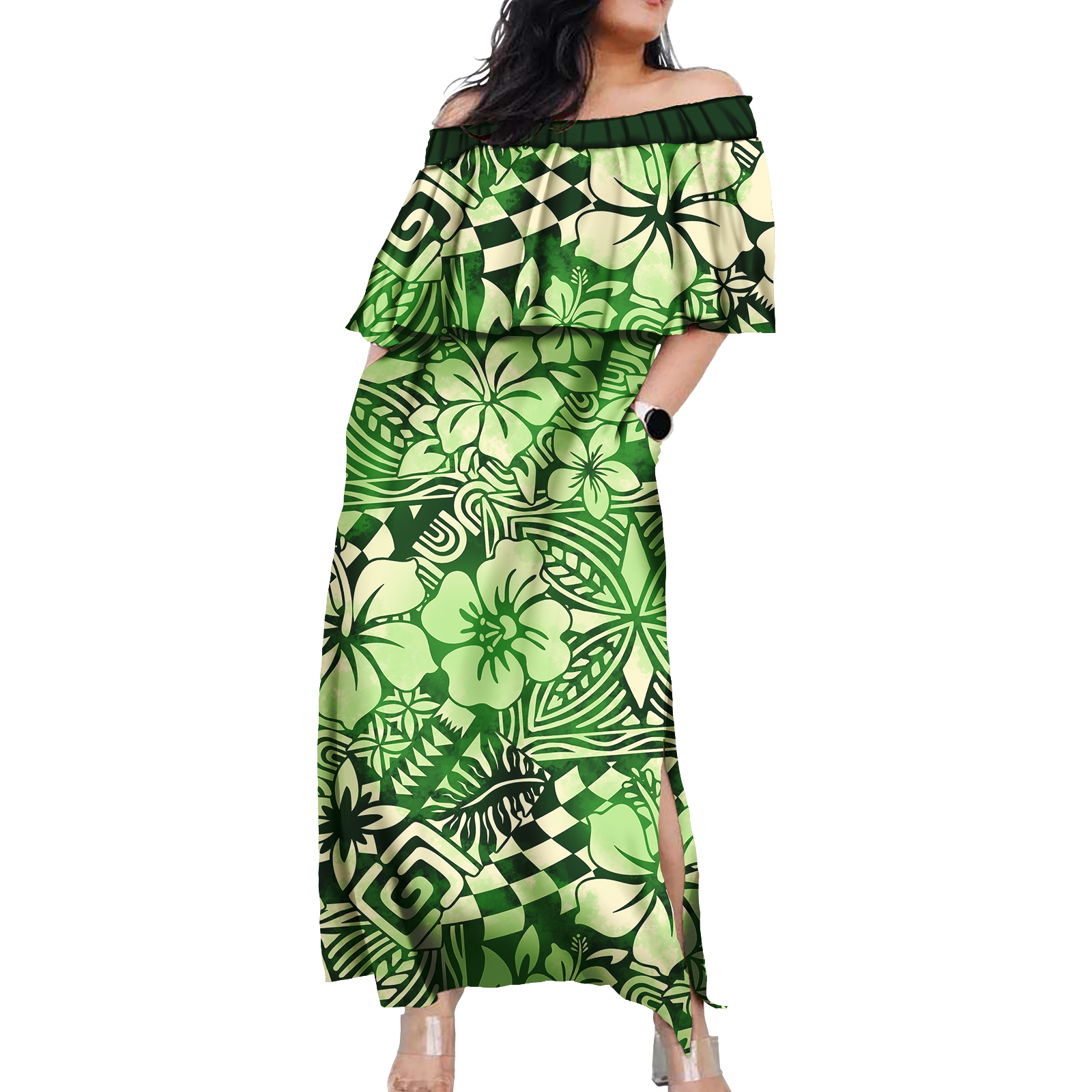 Hawaiian Floral Design Women D - Women'S Fashion Middle Ages incelemesi ve fiyatı