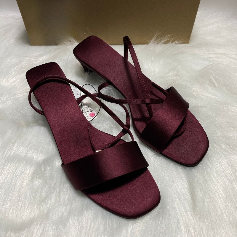 Luxury Satin Ankle Strap Low H - Women'S Fashion Brands incelemesi ve fiyatı