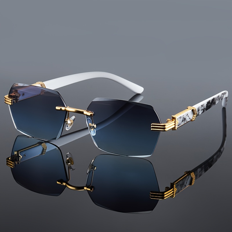 Fashion Rimless Sunglasses Men - Women'S Fashion Eyewear incelemesi ve fiyatı