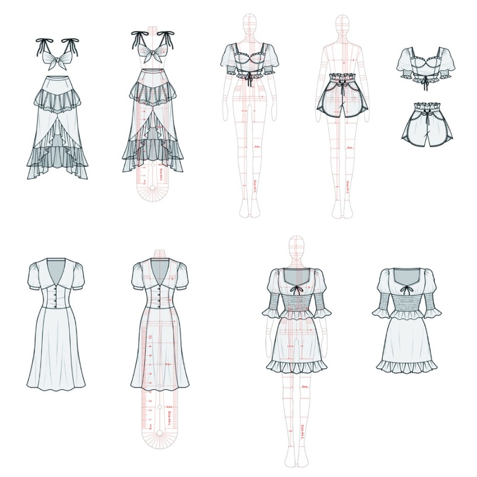 Women Fashion Drawing Ruler Fi - Women Fashion Figure Template incelemesi ve fiyatı