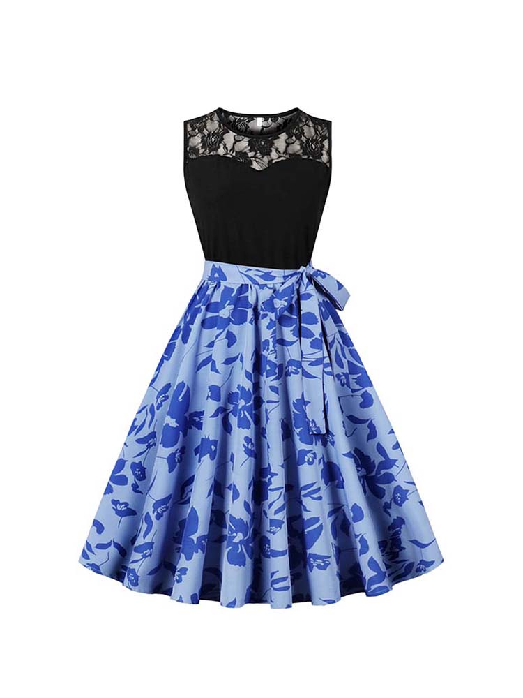 Elegant High Waist Sleeveless  - Women'S Fashion Of The 50S incelemesi ve fiyatı