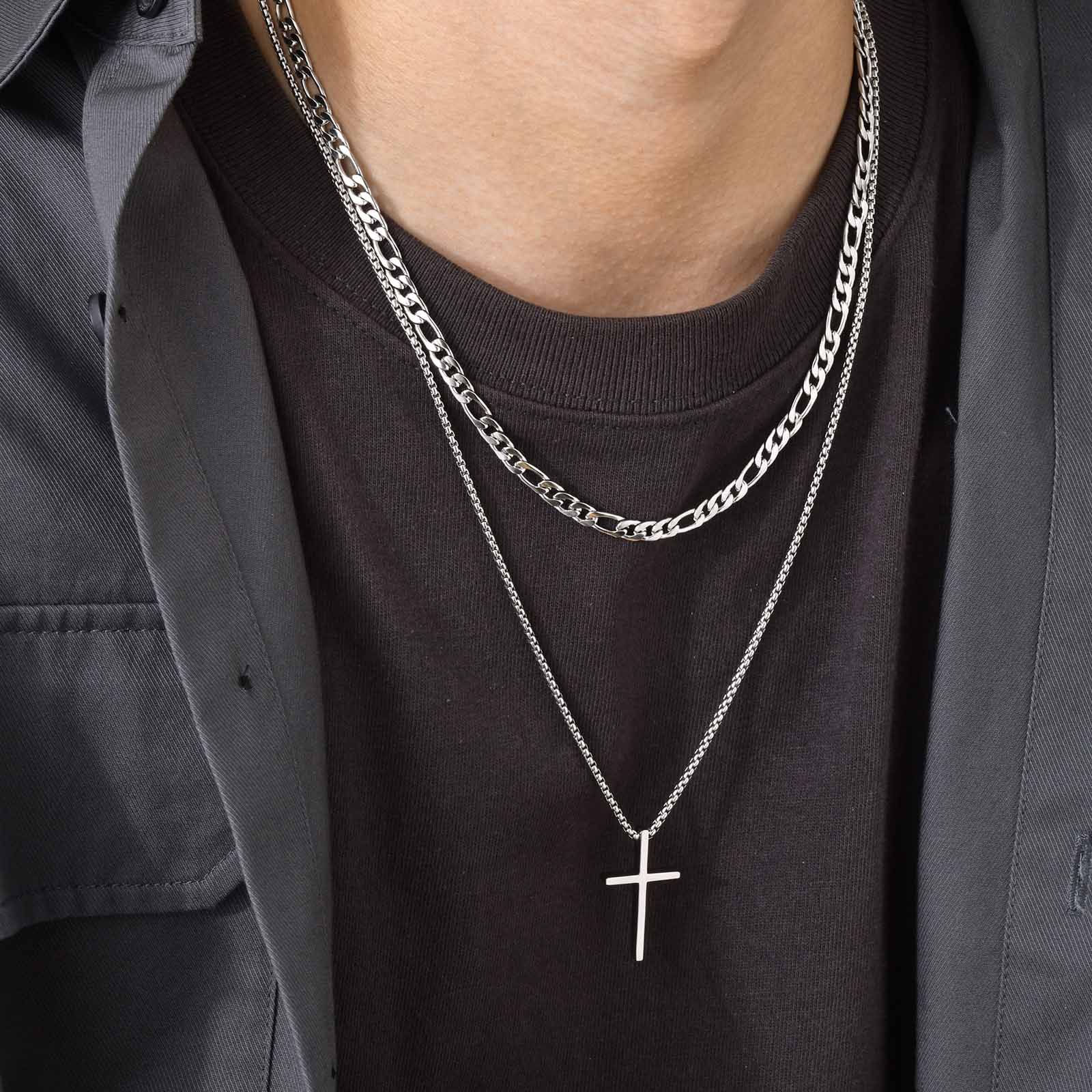 Trendy Cross Necklace for Men  - Women'S Fashion Of The 50S incelemesi ve fiyatı