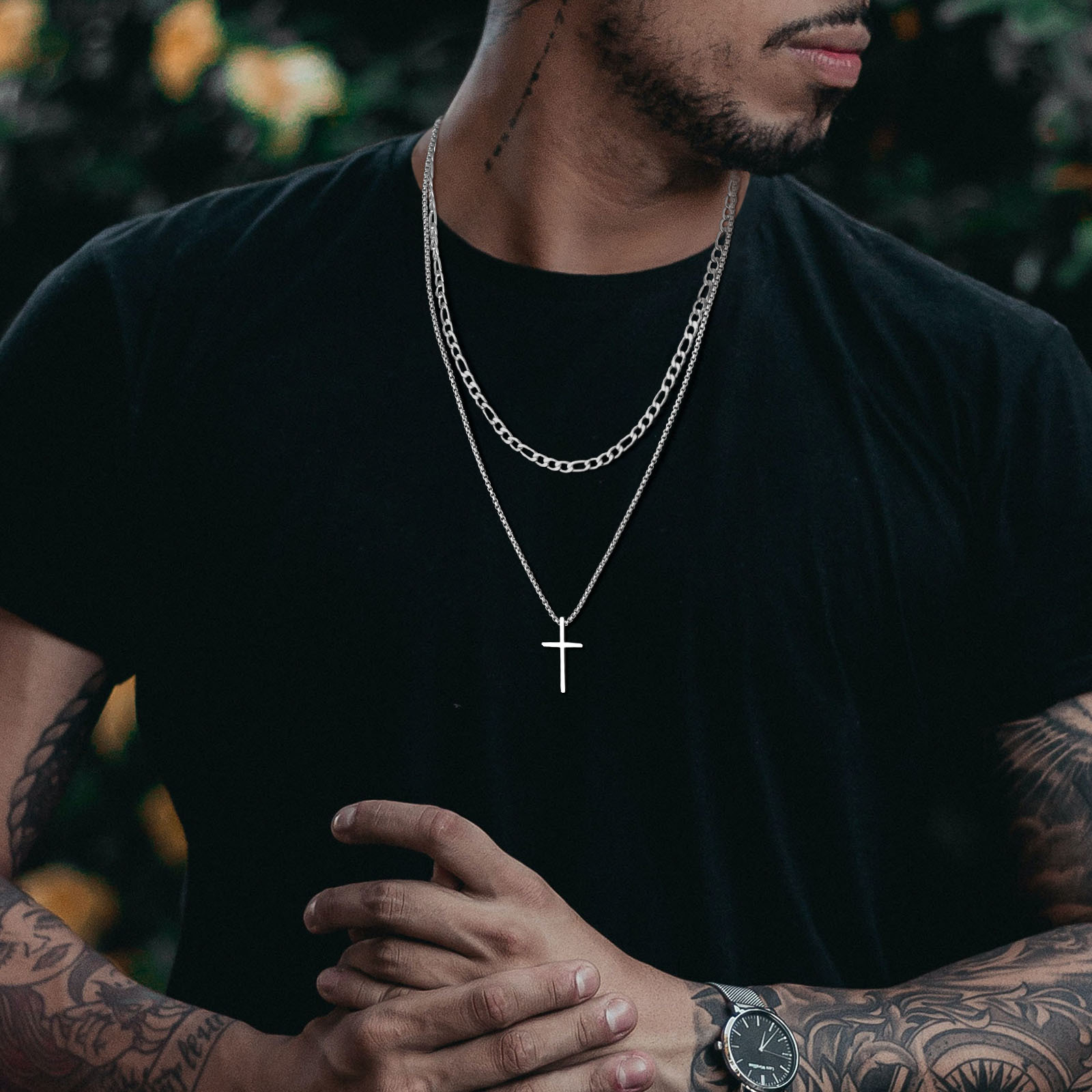 Trendy Cross Necklace for Men  - Women'S Fashion Of The 50S incelemesi ve fiyatı