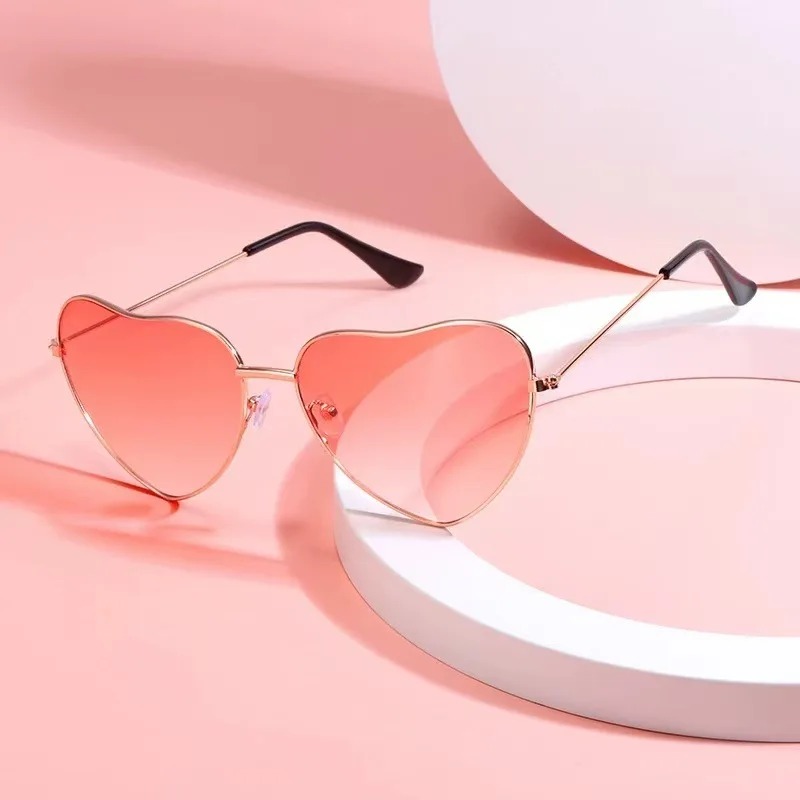 Fashion Heart Shaped Metal Sun - Women'S Fashion Eyewear incelemesi ve fiyatı