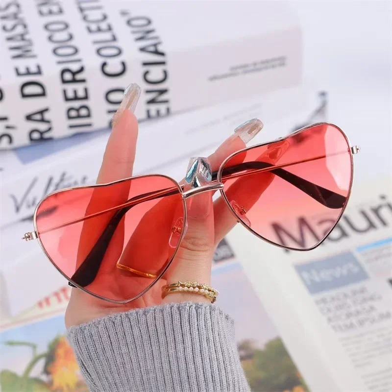 Fashion Heart Shaped Metal Sun - Women'S Fashion Eyewear incelemesi ve fiyatı