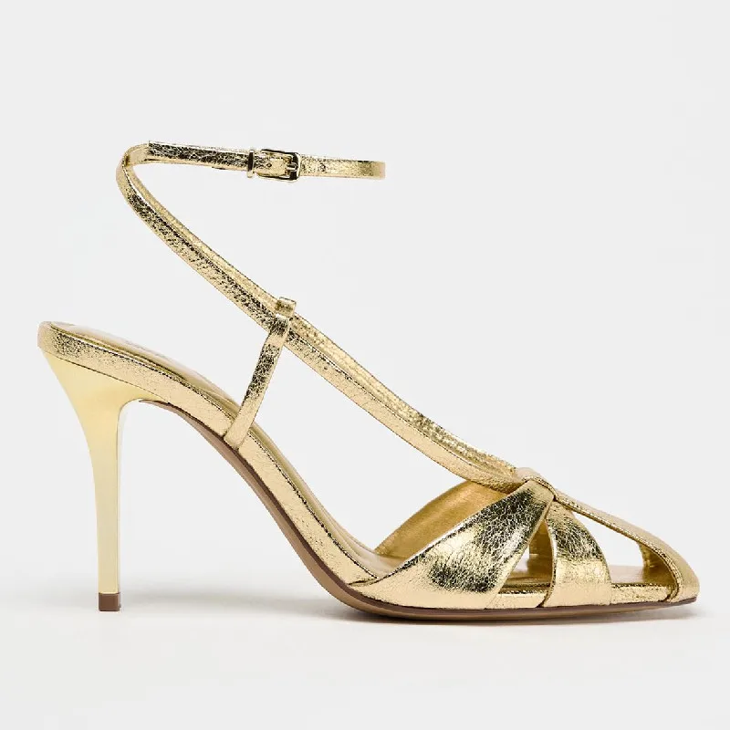 Fashion Gold Thin Heeled Sanda - Women'S Fashion Brands incelemesi ve fiyatı