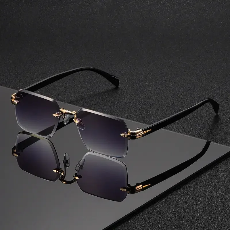 Rimless Sunglasses Rectangle F - Women'S Fashion Eyewear incelemesi ve fiyatı