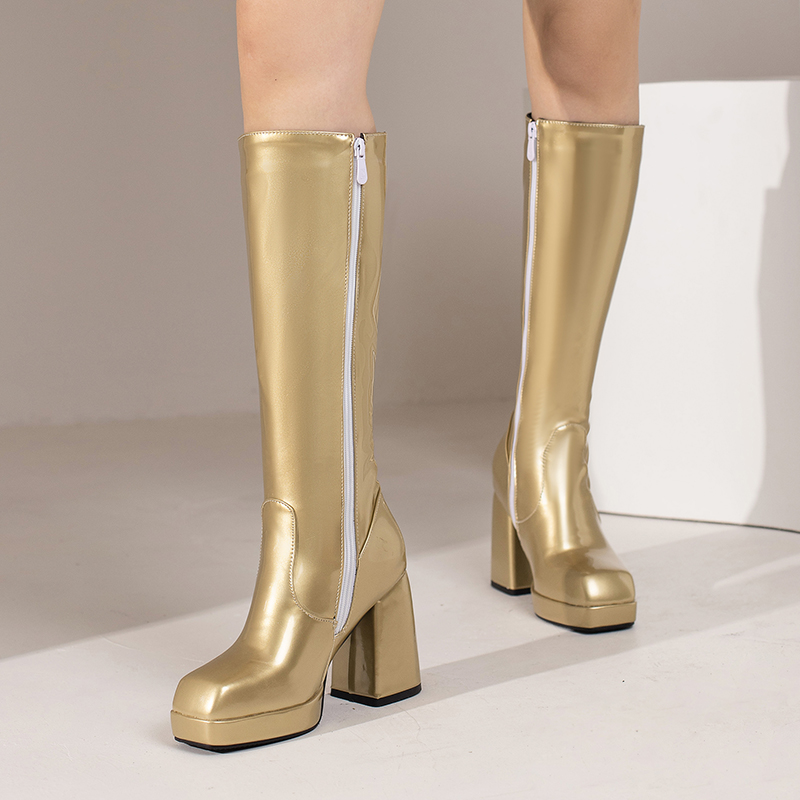 Green Winter Women Platform Kn - Women'S Fashion Leather Boots incelemesi ve fiyatı