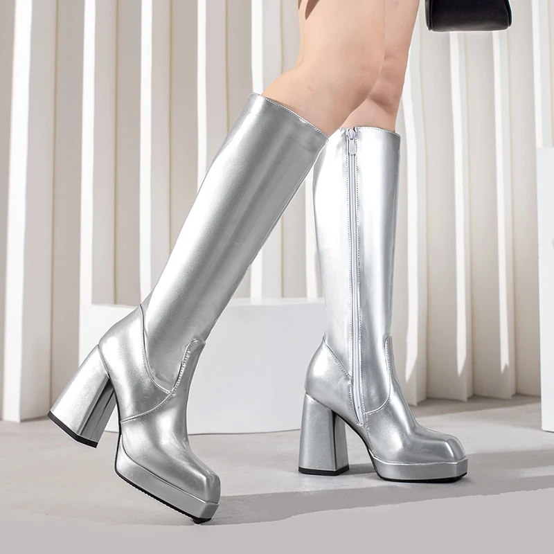 Green Winter Women Platform Kn - Women'S Fashion Leather Boots incelemesi ve fiyatı