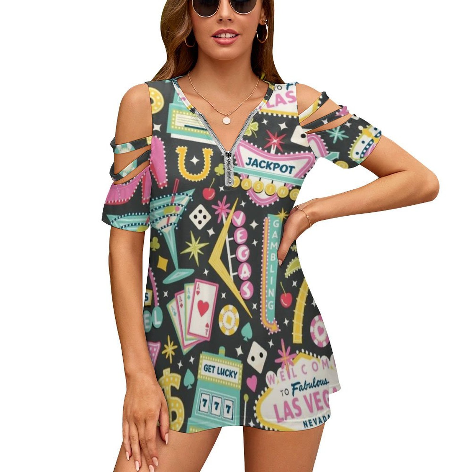 Viva Las Vegas Women's T-Shirt - Women Fashion Vector incelemesi ve fiyatı