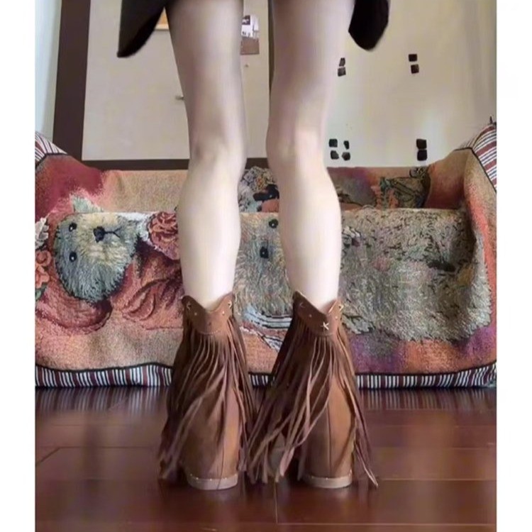 Roman fringe women's sandals s - Women'S Fashion Leather Boots incelemesi ve fiyatı