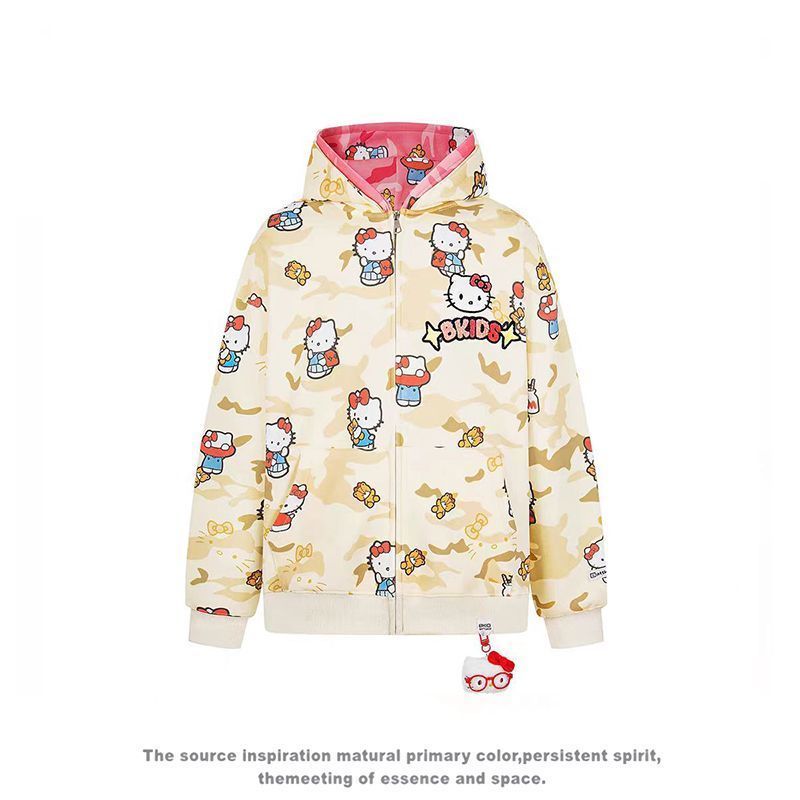Ins New Hello Kitty Bapes Camo - Women Fashion Jackets incelemesi ve fiyatı