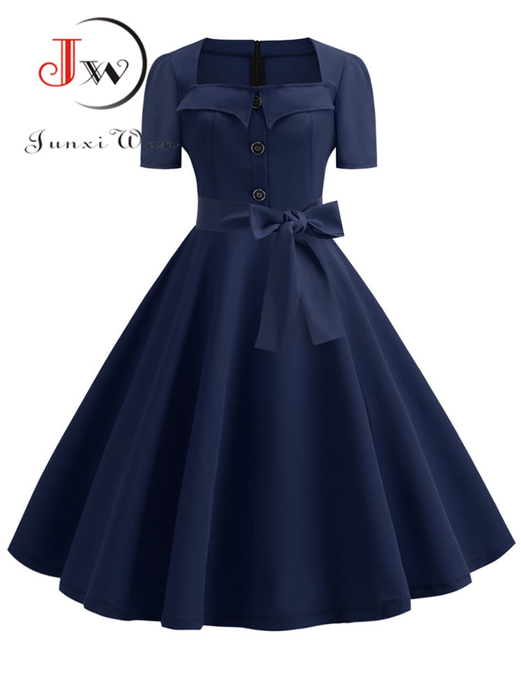 Women Vintage Dress Summer 50s - Women'S Fashion Of The 50S incelemesi ve fiyatı
