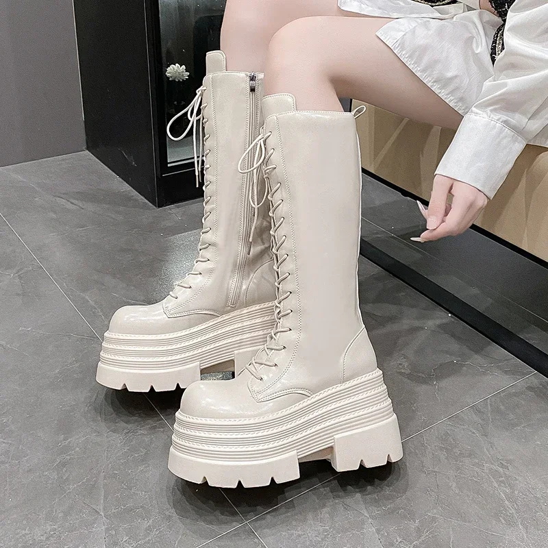 10CM New Women's Roman Long Bo - Women'S Fashion Leather Boots incelemesi ve fiyatı