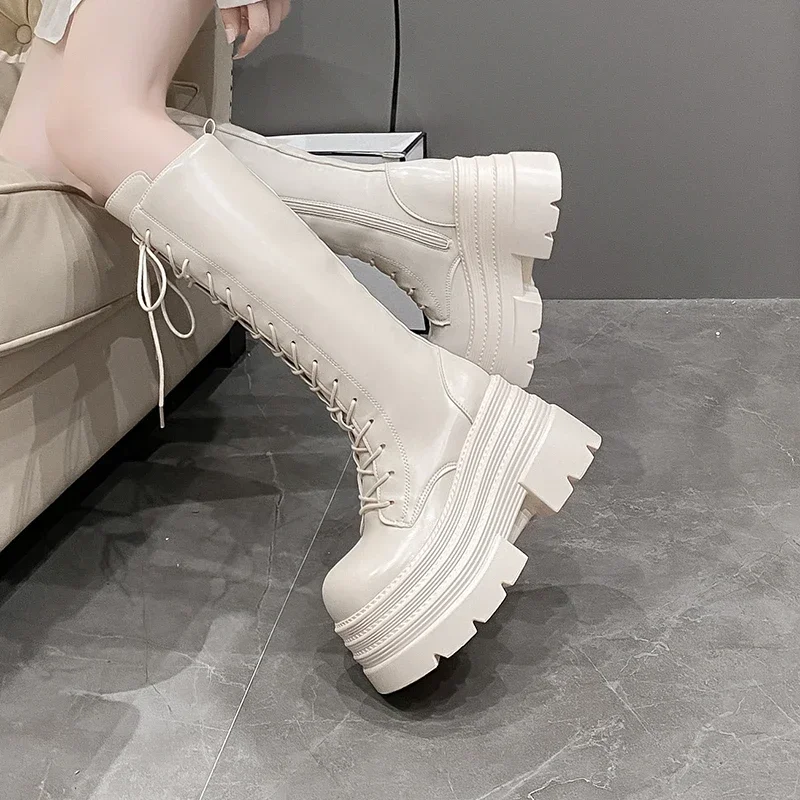 10CM New Women's Roman Long Bo - Women'S Fashion Leather Boots incelemesi ve fiyatı