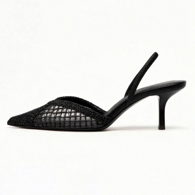 Mesh Woven Heeled Sandals Wome - Women'S Fashion Brands incelemesi ve fiyatı