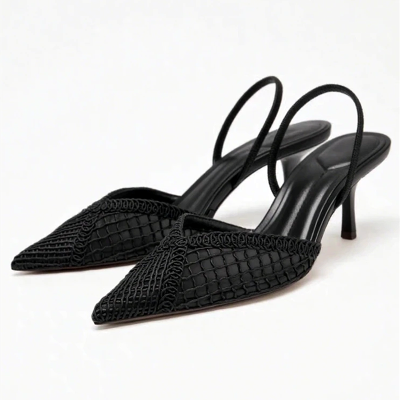 Mesh Woven Heeled Sandals Wome - Women'S Fashion Brands incelemesi ve fiyatı