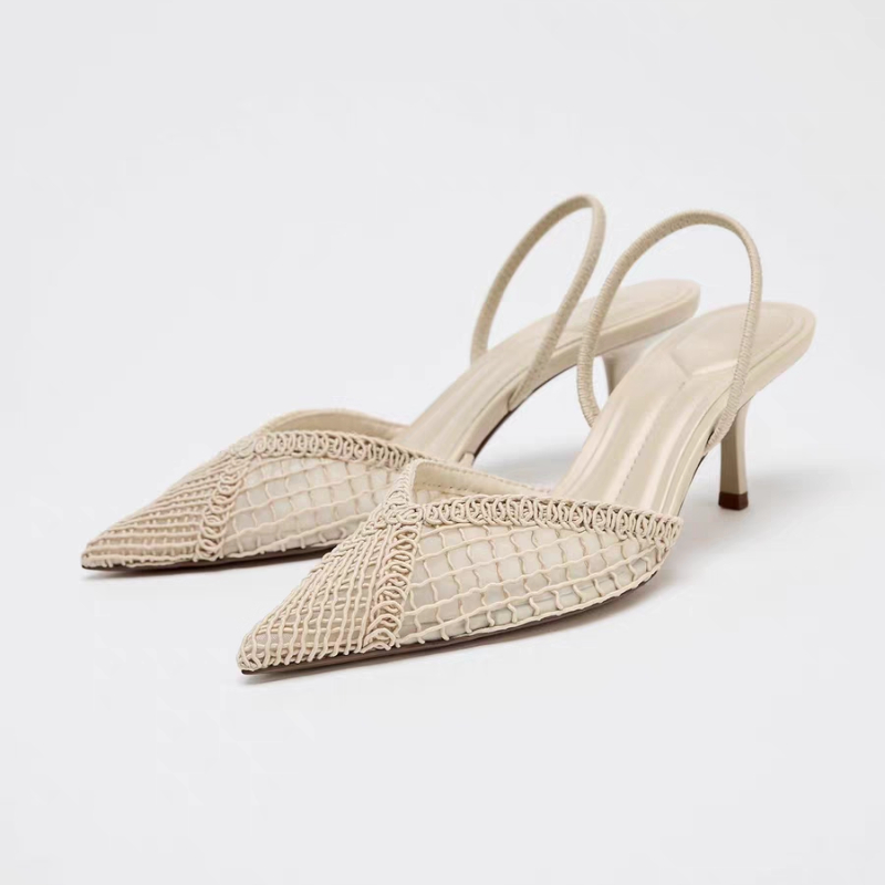 Mesh Woven Heeled Sandals Wome - Women'S Fashion Brands incelemesi ve fiyatı