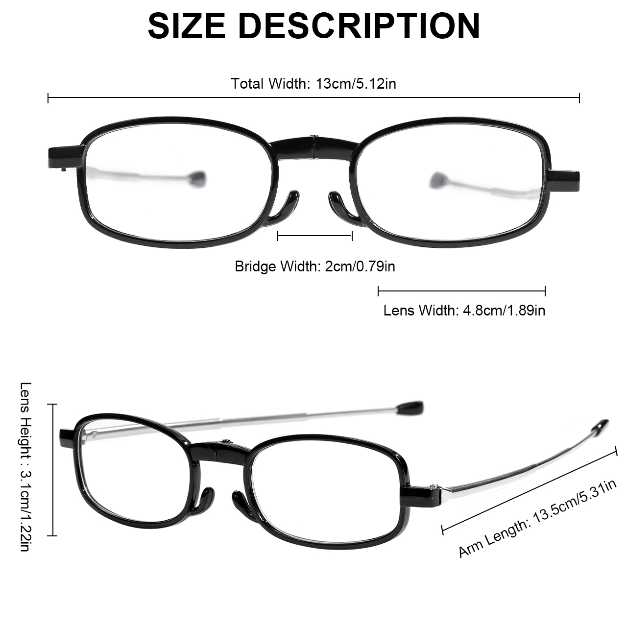 1pc  Folding Reading Glasses R - Women'S Fashion Reading Glasses incelemesi ve fiyatı